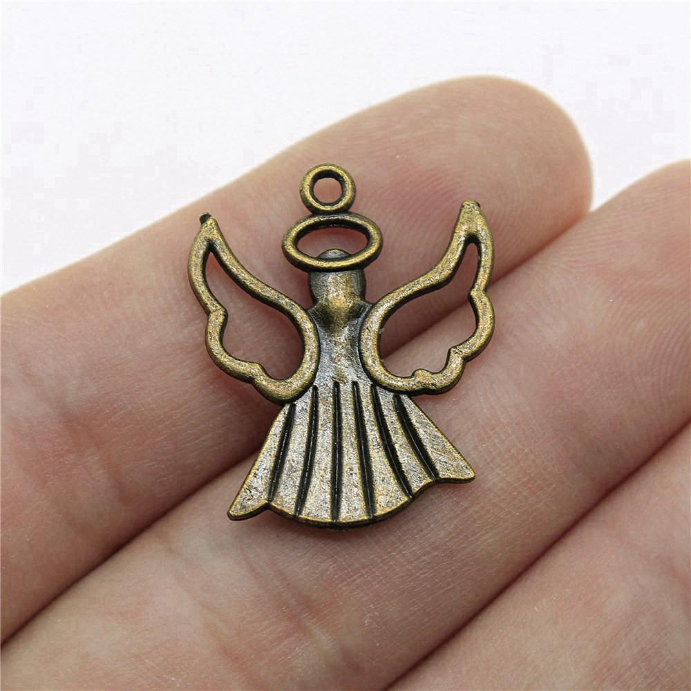 Angel Charms Pendant Female Jewellery Massive Ethnic Findings & Components