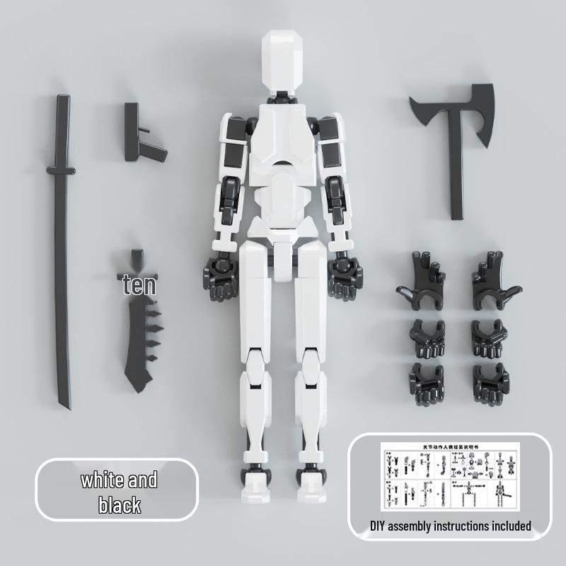 Multi-joint Movable Figure Assembly Toy and Ornament