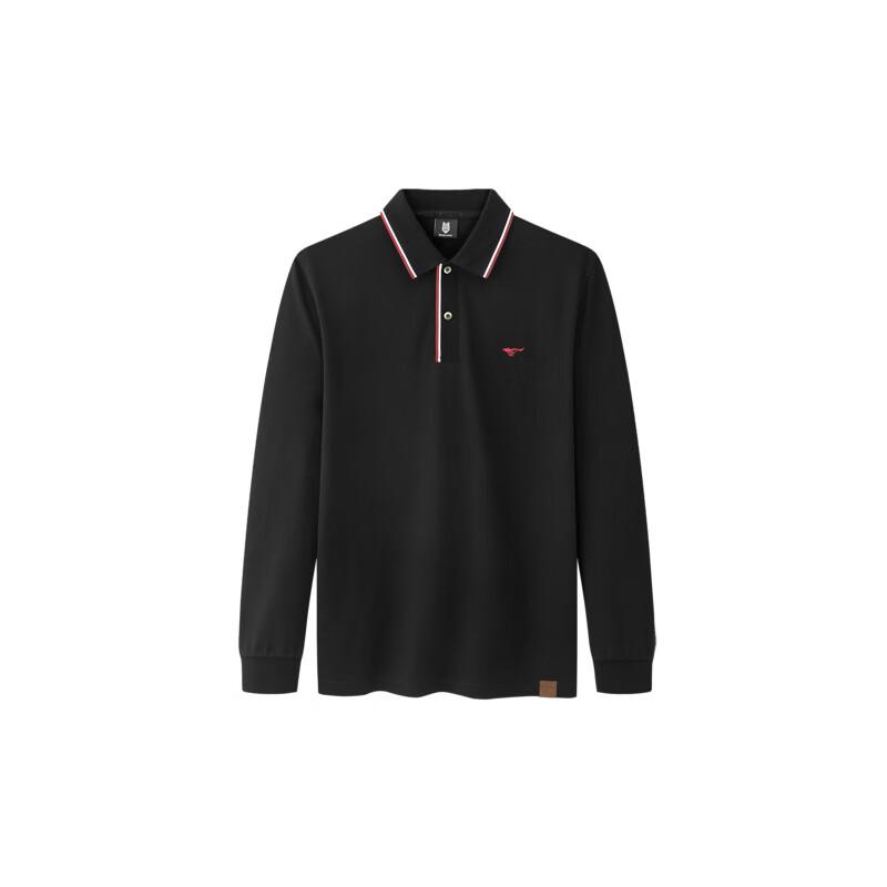 SEPTWOLVES Men's Warm Oxygen Long-Sleeve Polo Shirt