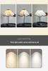 Modern Minimalist Petal Umbrella Desk Lamp - S-Shaped Iron Art for Bedrooms & B&Bs