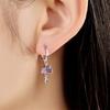 barbie Colorful Love Planet, Elegant and Original Ins Style, 925 Silver Synthetic Cubic Zirconia Earrings, Women's Style ZJYES-YS-225