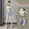 Women's Summer 2025 Badminton & Run Quick-Dry Suit with Yoga Shorts