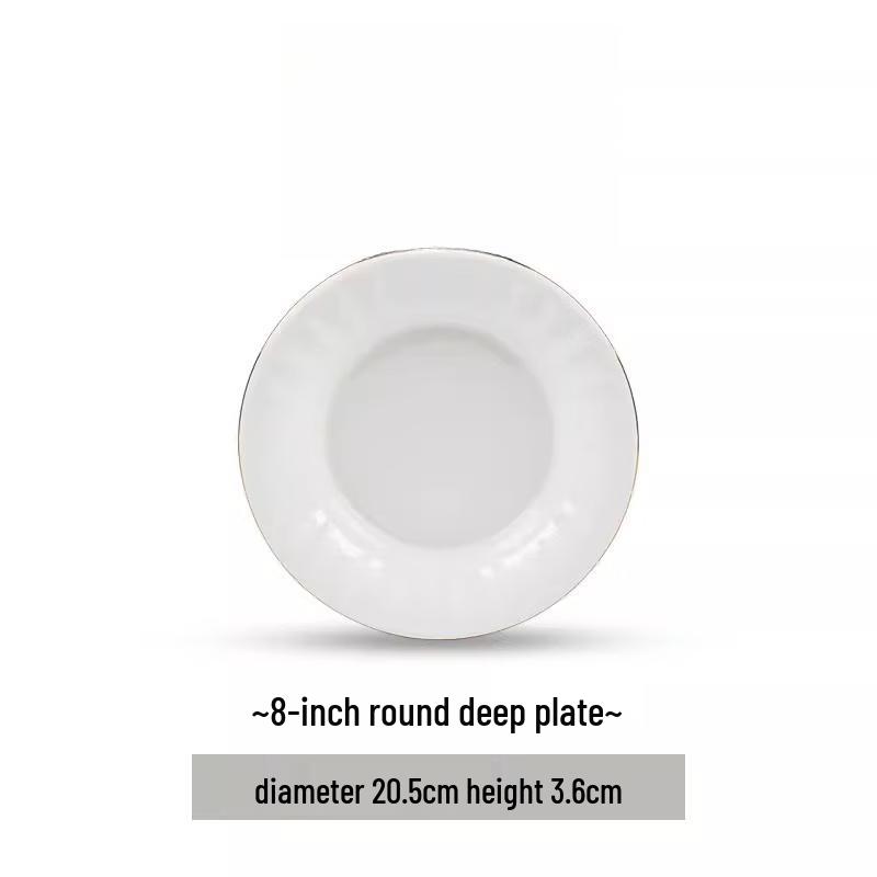 Mode Lanka Victoria Europäisches Vergoldetes Keramik-Geschirr