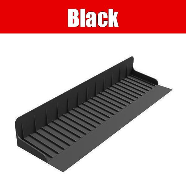 

Silicone Sink Edge Protector and Splash Guard Mat 5° Slope for Faster Drainage 5mm Thick Sink Splashproof Protector чёрный