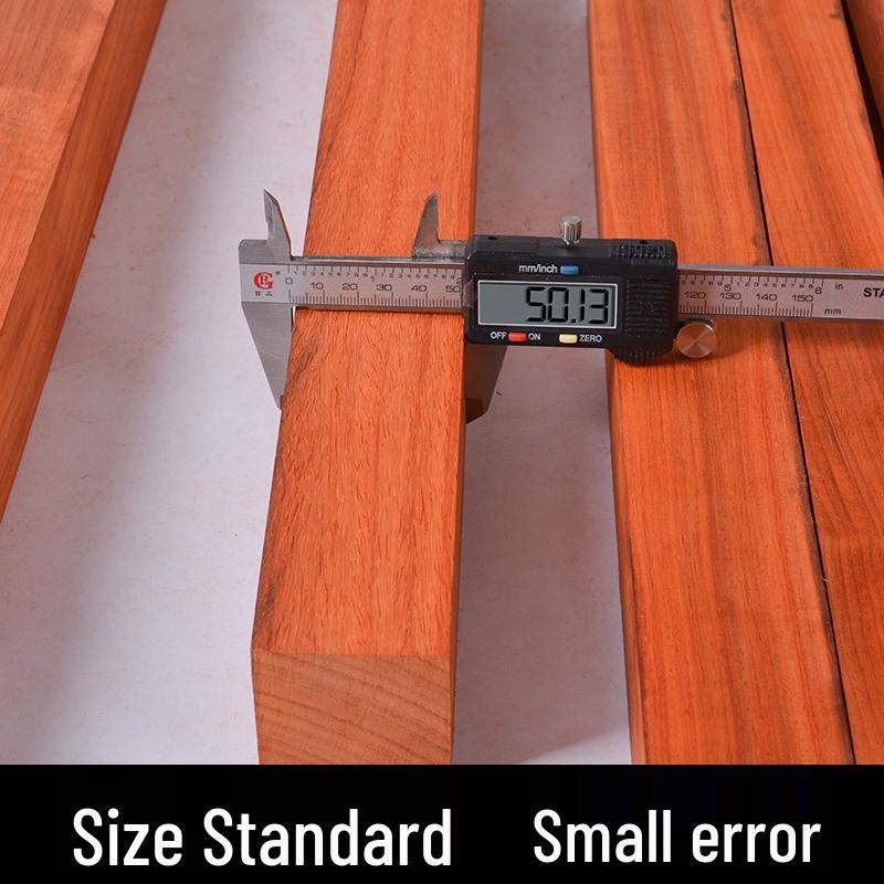 רצועות עץ מלא רוזווד אדום לפיסול