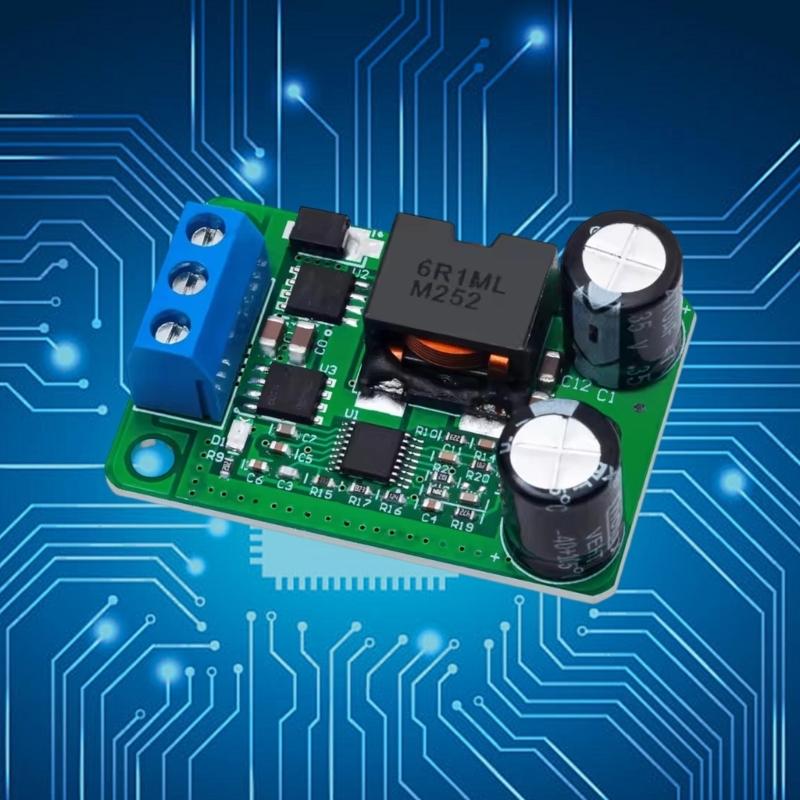 5A Bucking Converters Power Module with Reverse Polarity Protections Wide Input Voltages 9-35V Output 5V Compactly Design for DIY Electronics