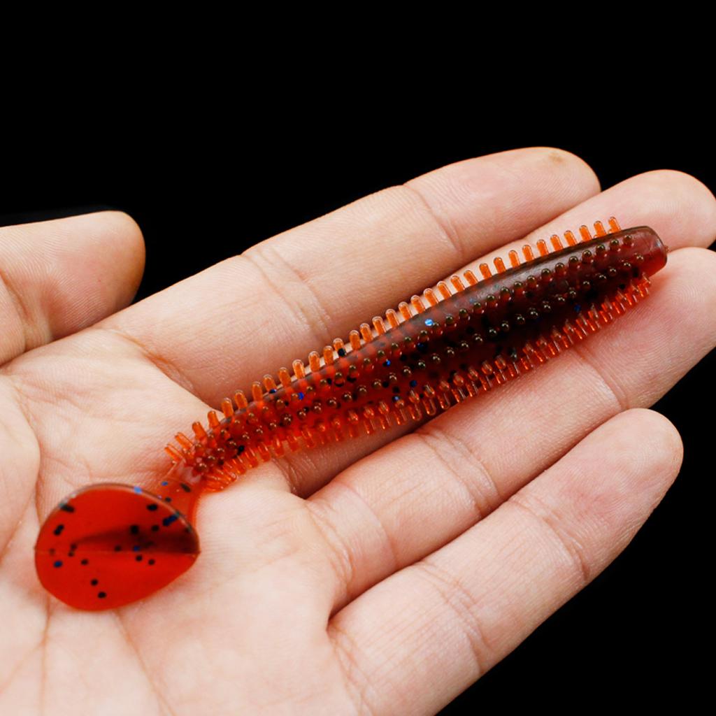 5 Stück Künstliche Gummiköder Liflike T Tail Sea Cucumber Shiner Baits 5 Stück Künstliche Gummiköder Liflike T Tail Sea Cucumber Shiner Baits