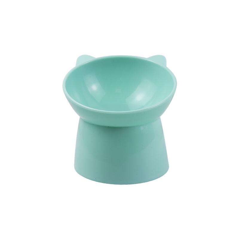 Nordic Style Elevated Cat & Dog Bowl - Slanted, Anti-Spill, Neck Protection Pet Bowl
