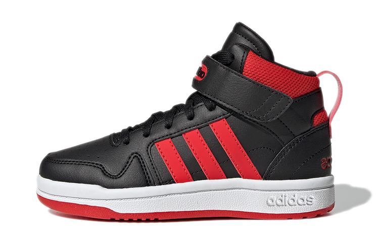 Adidas Postmove Mid J  Black Vivid Red  29