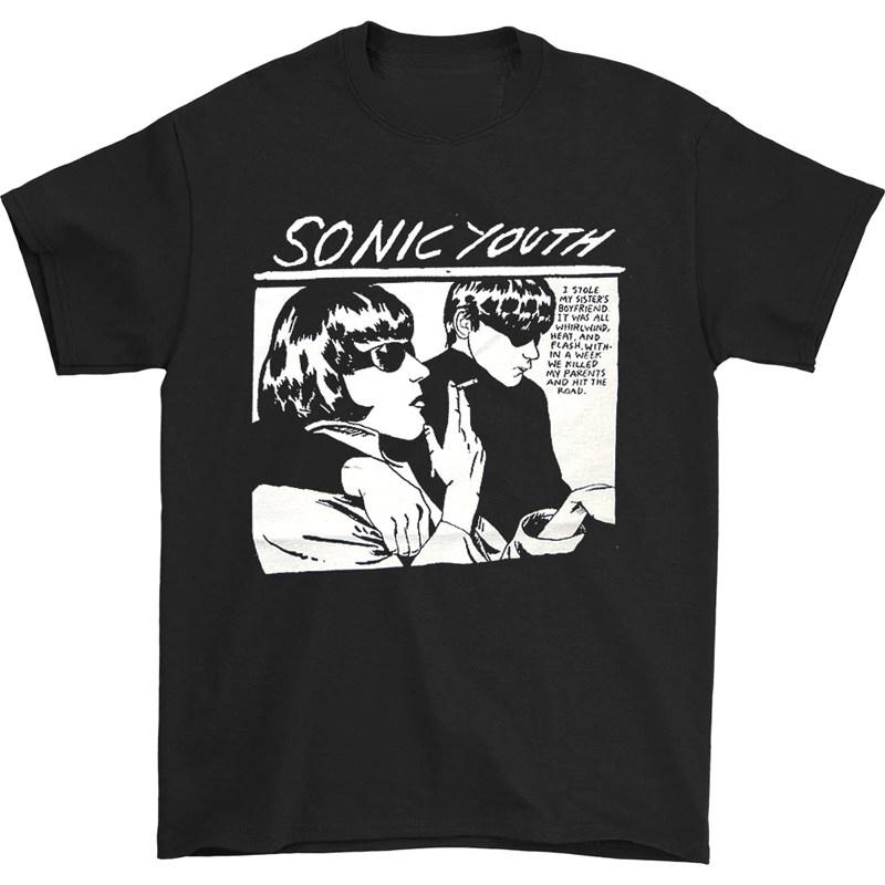 ZX SONIC YOUTH Футболка унисекс с логотипом группы Sonic Youth, Рок, Панк, Повседневная, Мужская и Женская, Люксовый бренд группы, Верх S