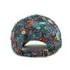 Printed Hat Women Baseball Cap Outdoor Sun Protection Hat Flower Cap