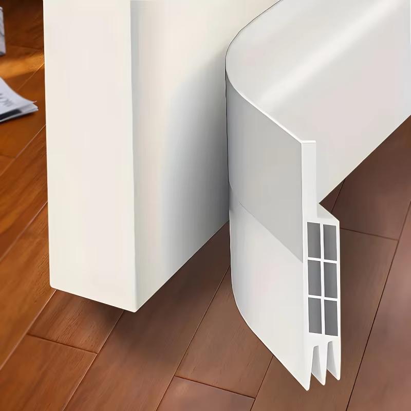 1PC Self-Adhesive Door Bottom Sealing Strip For Doors And Windows Sound Insulation Windproof Porous Sealing Strip