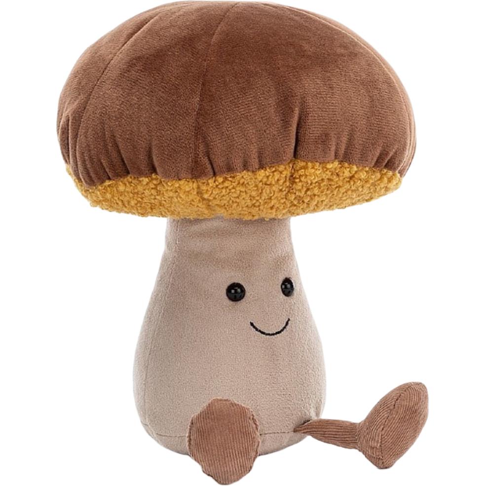 

JELLYCAT Fun Food Collection Umbrella Mushroom Sprout Large Size Dolls Plush Doll 25cm Height In Sitting Posture 25cm