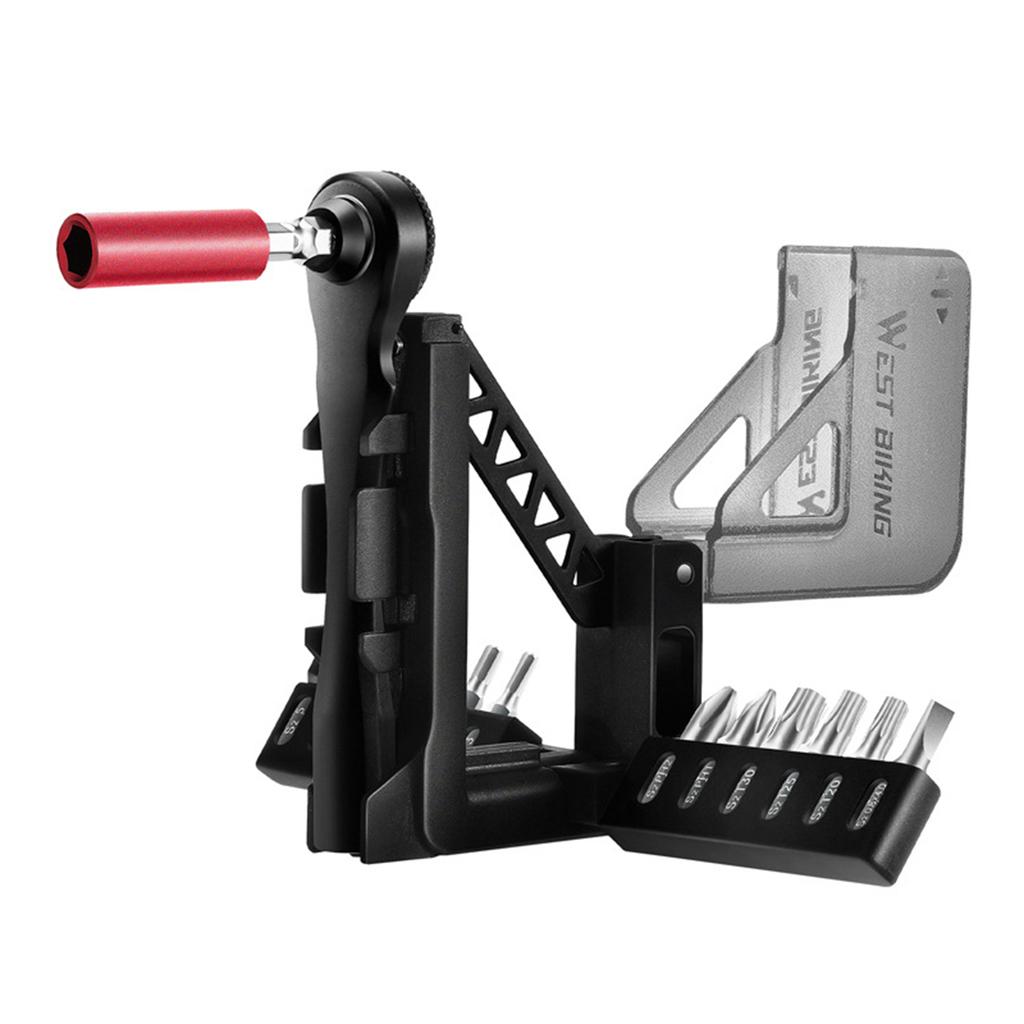 12 In 1 Bike Multitool With Ratchet Wrench Essential For Cyclists Trailside Emergency Repair