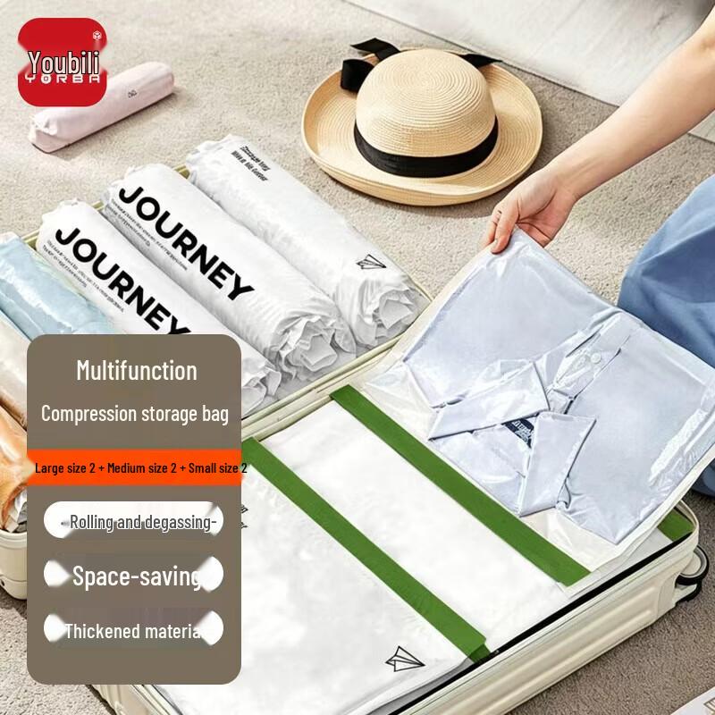 Youbili Hand-Roll Travel Compression Bag 6-Piece Set