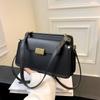 IELGY Women's Textured Bag Cross-body Korean Small Satchel, One-shoulder Retro Underarm Bag
