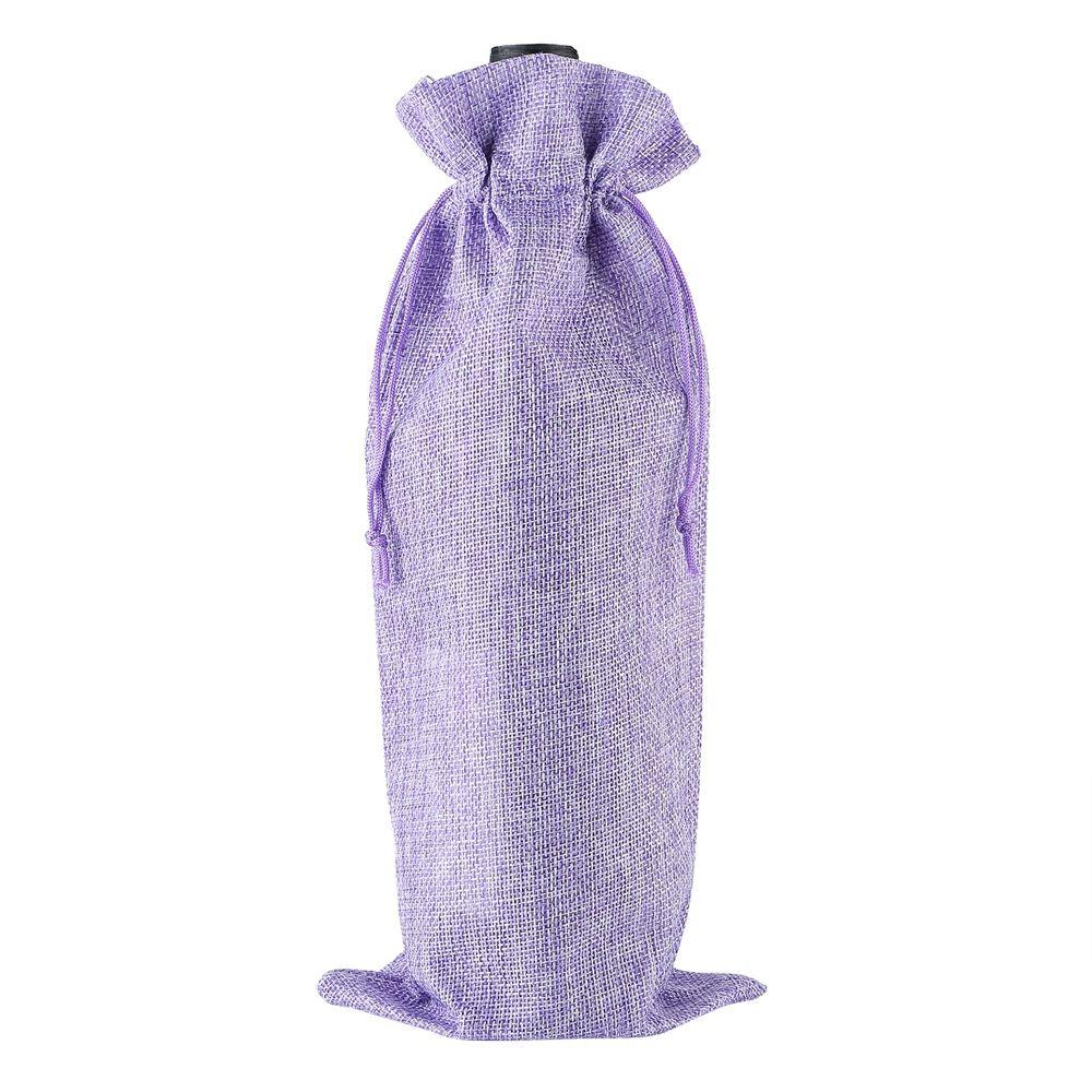 750ml Gift Burlap Linen Party Decoration Wine Bags Wine Bottle Covers Packaging Bag Champagne Pouch