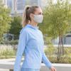 Soft Ice Silk Face Guard, Half Face Sun Protection Neck Cover, Breathable Holes Face Shield with Elastic Ear Loop for Outdoor Women Cycling Hiking