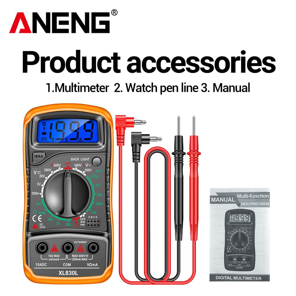 2000 Counts SZ06 SZ308 XL83L Digital Multimeter Voltage Tester Voltmeter TRMS Auto-Ranging  Volt Amp Meter Measuring DC Voltage