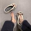 Versatile Thick Bottom Flip-flops Women 2025 New Summer Wear Internet Celebrities Cute Cartoon Height Women Cool Slippers