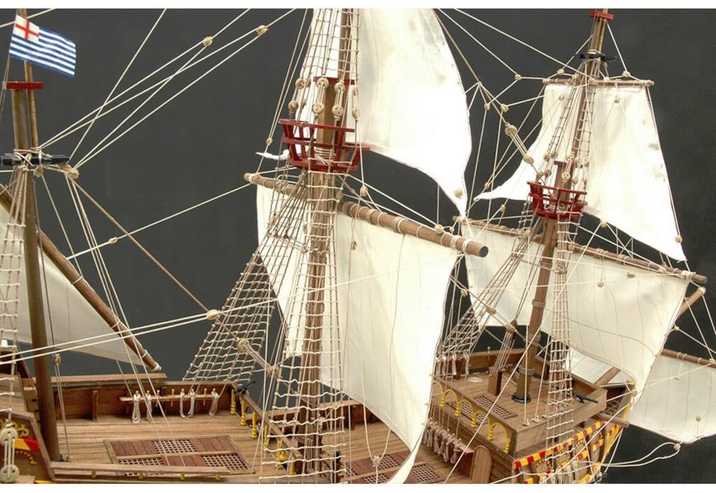 Woody Joe 1/50 Golden Hind Wooden Model Assembly Kit (Ship)
