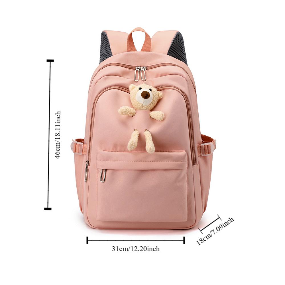 Oxford Large Capacity Backpack Schoolbag Casual Knapsack Simple Korean Style School Bag  Kids