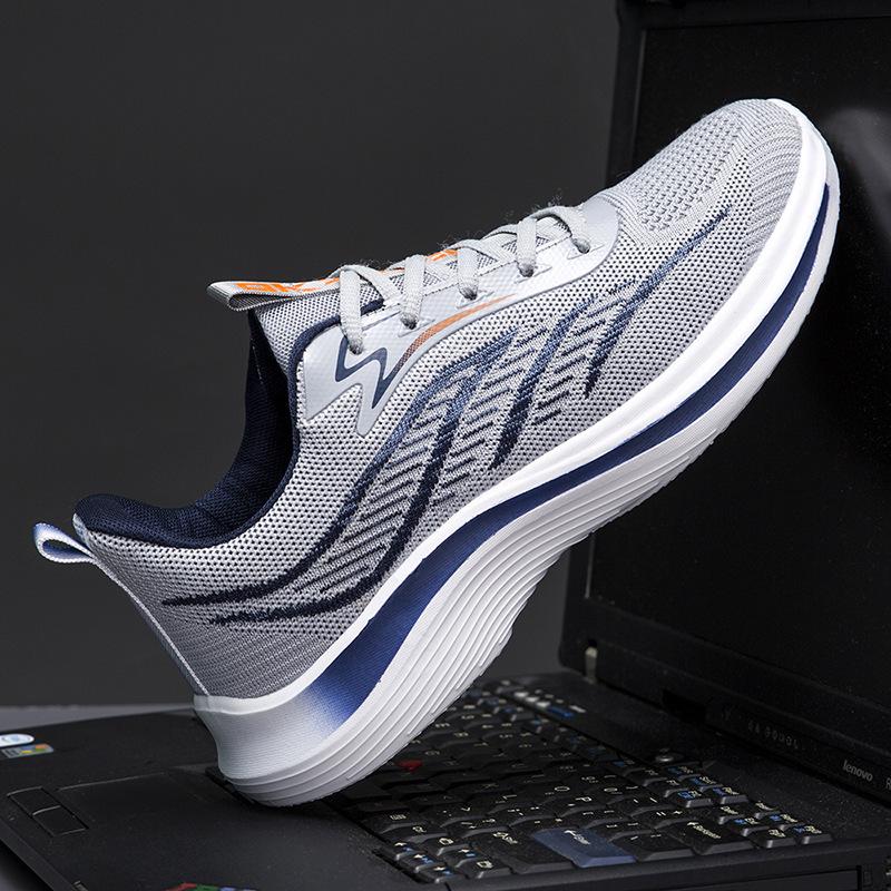 

Mesh men s shoes spring sports shoes versatile men s breathable high elastic soft sole wear-resistant lightweight running casual shoes 39