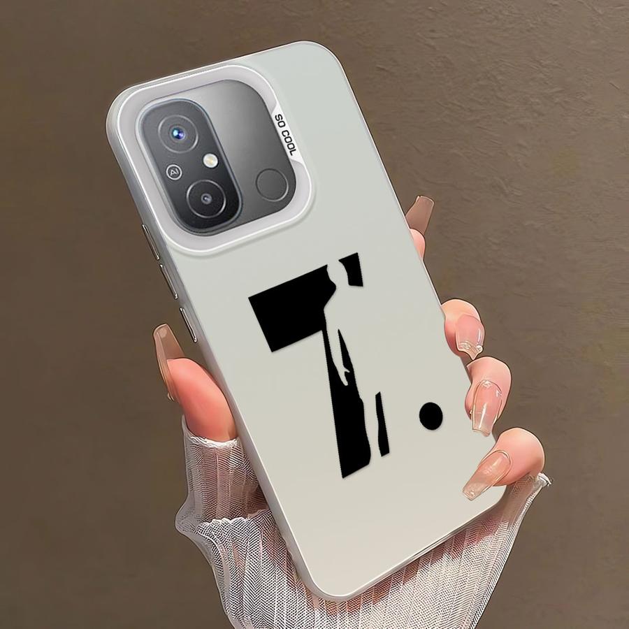Case for Xiaomi Poco C51 X3 NFC X3 Pro C61 C50 Phone Cover Cartoon Football Number 7 10