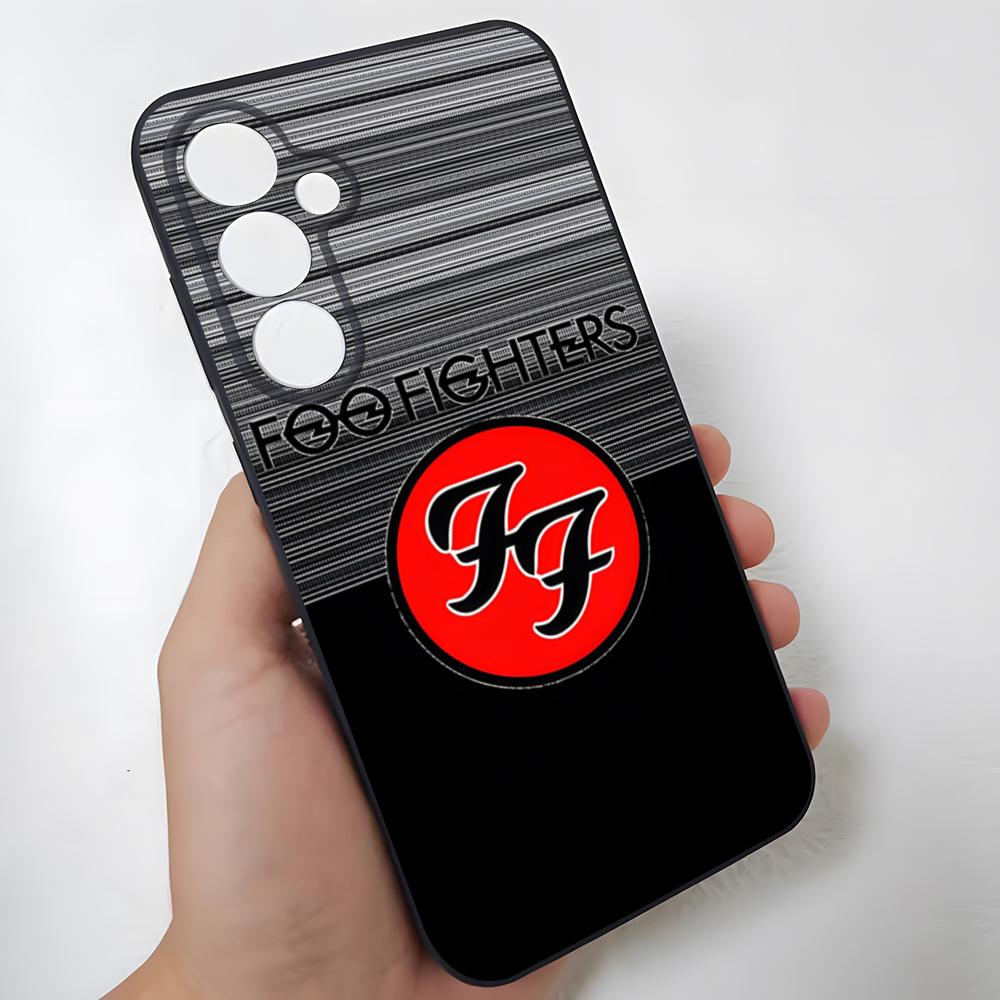 Foo Fighters Band Phone Case For Samsung S26 Ultra S25 Edge Ultra S23 S22 S21 S20 Ultra Plus S24 Fe Glass Cover