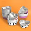 MDNG Heart-Shaped Aluminum Foil Baking Box