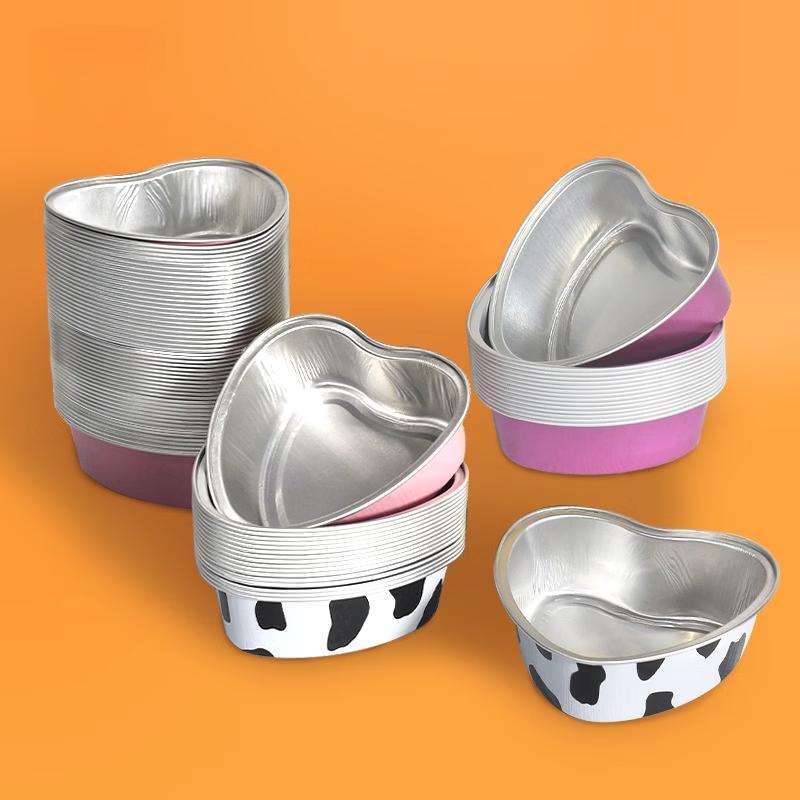 MDNG Heart-Shaped Aluminum Foil Baking Box