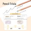 Deli HB Triangular Wood Pencils, 30-Pack