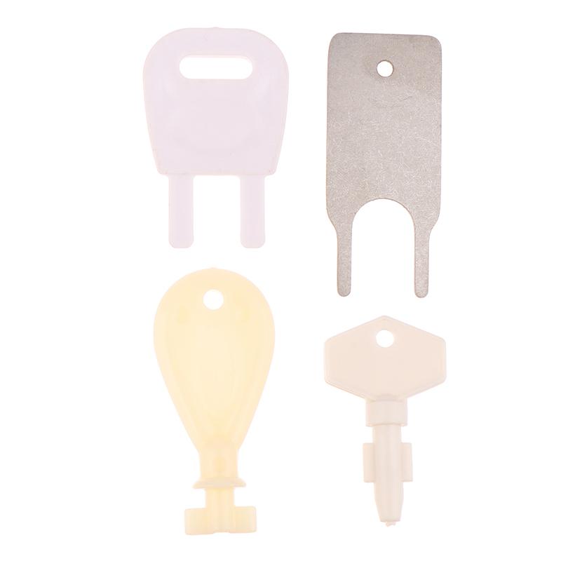 1Pcs Toilet Paper Soap Dispenser Box Lock Plastic Keys Master Tools Part Replacement Accessories For Hotel Home Bathroom
