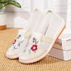 Ancient breathable women's shoes, old Beijing cloth shoes, mesh embroidered shoes, middle-aged mother shoes, soft-soled women's shoes