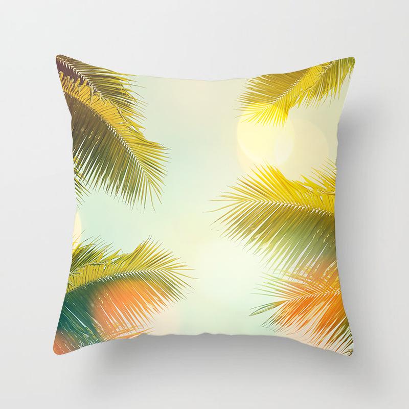 Summer Beach Shell Marine Pattern Pillowcase Home Sofa Pillowcase Cushion Cover