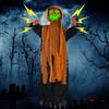 Halloween PumpkinGhost Decoration Swings, Glows And Makes SoundGhost Decoration Is Terrifying And Thrilling With Green Light