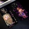 Berühmte S-Shakira Sängerin Handyhülle Für iPhone17,16,15,14,13,12,11,Pro,MAX Weiß Matt Stoßfestes Cover