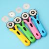 Versatile, Patchwork Wheel Knife 45mm Leather Cutting Knife, Manual Rotary Cloth Cutting Wheel Knife Plastic Handle Hob