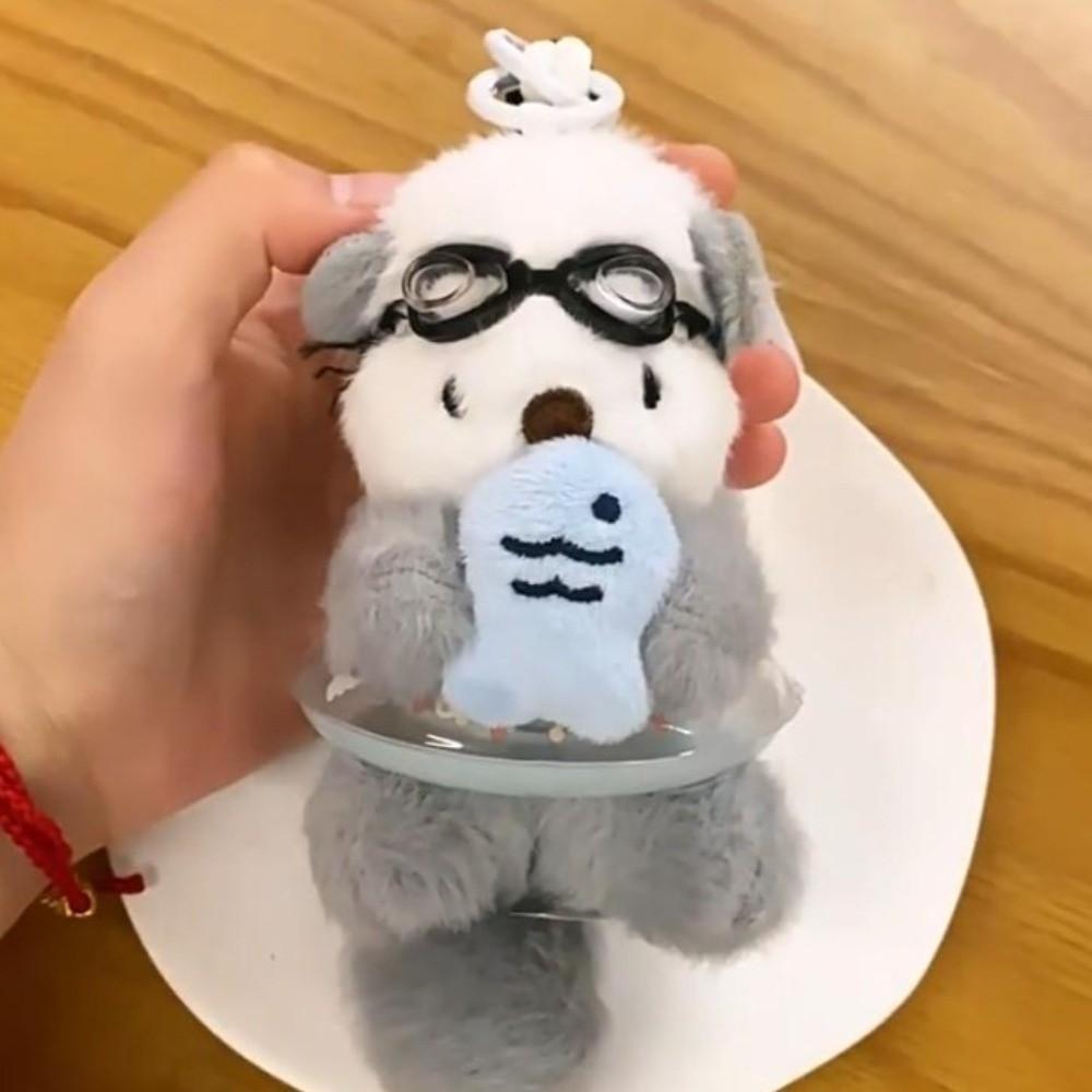 Keys Accessories Plush Otter Bag Pendant Animals Doll Panda Puppy Plush Doll Kids Gifts
