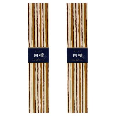 Nippon Kodo Kayuragi Sandelholz Räucherstäbchen 40 mit Räucherstäbchenhalter x 2 Sets Stäbchen, Stäbchen,