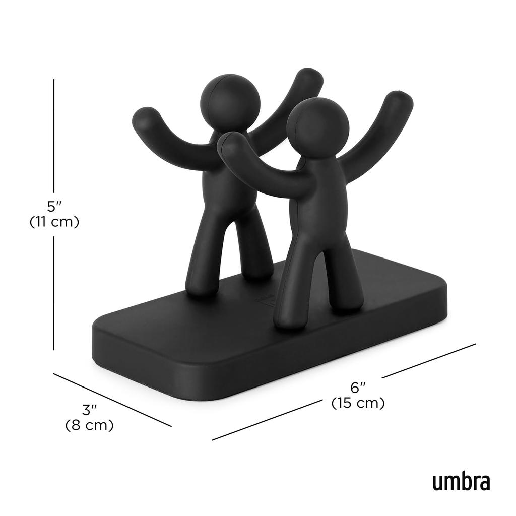 Umbra Paper Paper Napkin x x Umbra Buddy Napkin 2330281040 Holder, Stand, W15.2 D7.6 H11cm, Holder, Black,