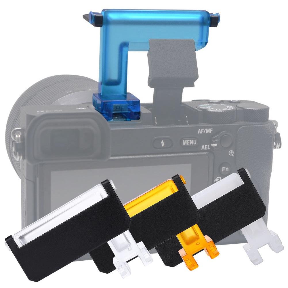 Mcoplus 4 Colors Cameras Flash Diffuser for Sony Camera A6000 A6500 A6300