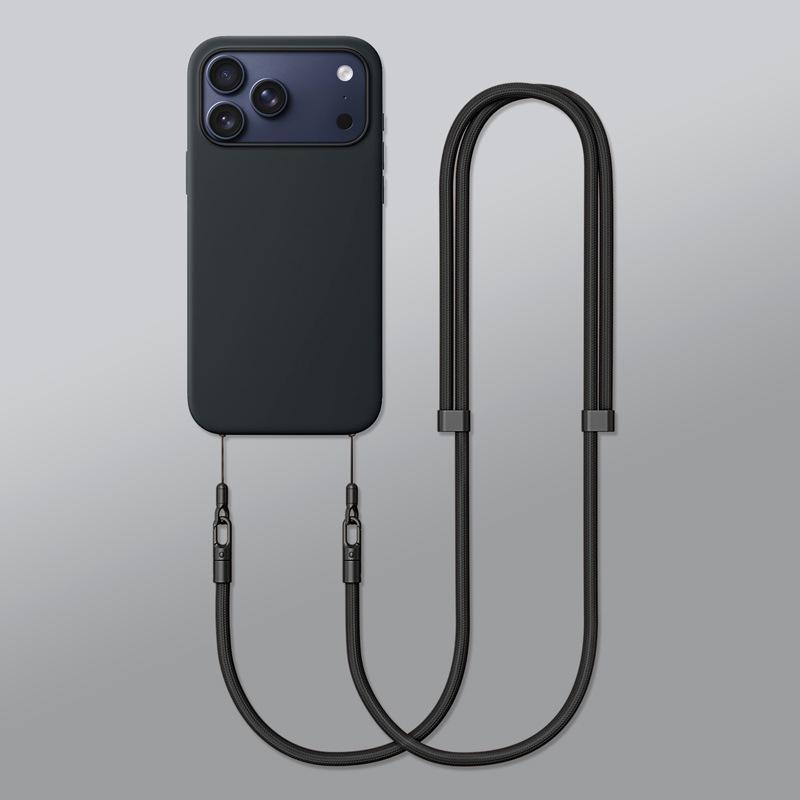 For iPhone Air 17 Pro Max Mobile Phone Hanging Charm Crossbody Carried Neck Rope Adjusted Multifunctional Long Hanging Lanyard