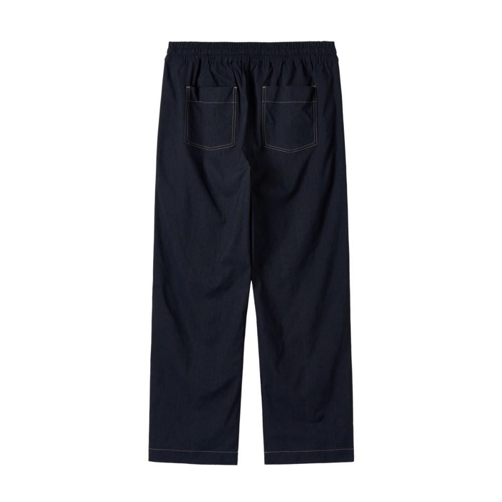 BROMPTON LONDON W Denim-Like Trousers - Navy (P252Wpt180)