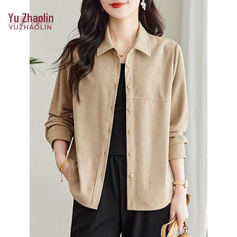 Yuzhaolin Women s Fashion Versatile Long Sleeve Blouse XL