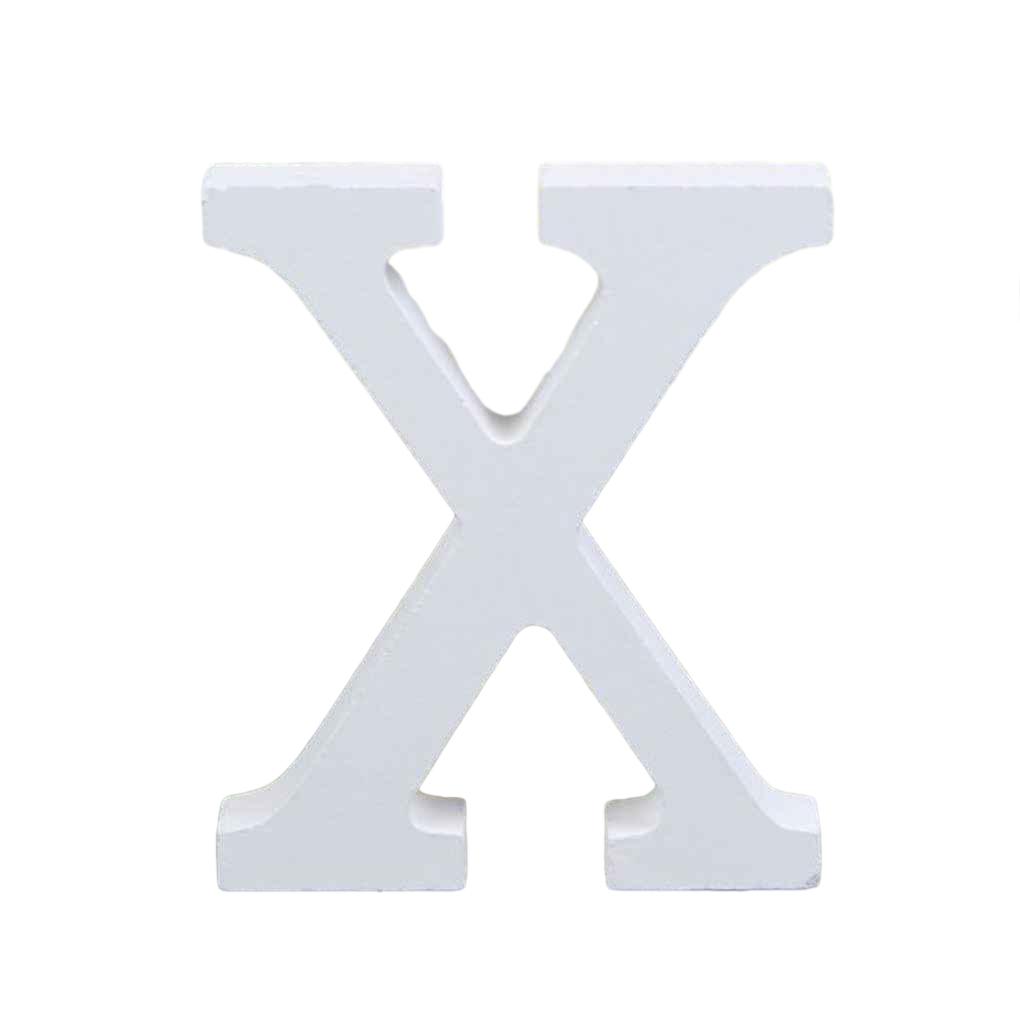 

8cm 26 White Large Letters Alphabet Portable Lightweight Ornament Photography Props Wedding Party Home Decoration 23#