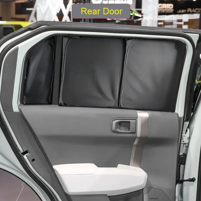 Auto Schwarzer Fenster-Sichtschutz Sonnenschutz für KIA EV3 SV 2025-Aktuell UV-Schutz Wärmeisolierung Schutzabdeckung Innenzubehör