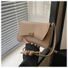 Bag Women's 2025 New Summer Shoulder Crossbody Bag Simple Casual Underarm Baguette Bag Stylish Versatile Small Square Bag