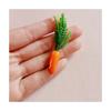 Doll House Miniature Artificial Carrot Plastic Fruits Vegetables Home Party Decoration Supplies Simulation Carrot
