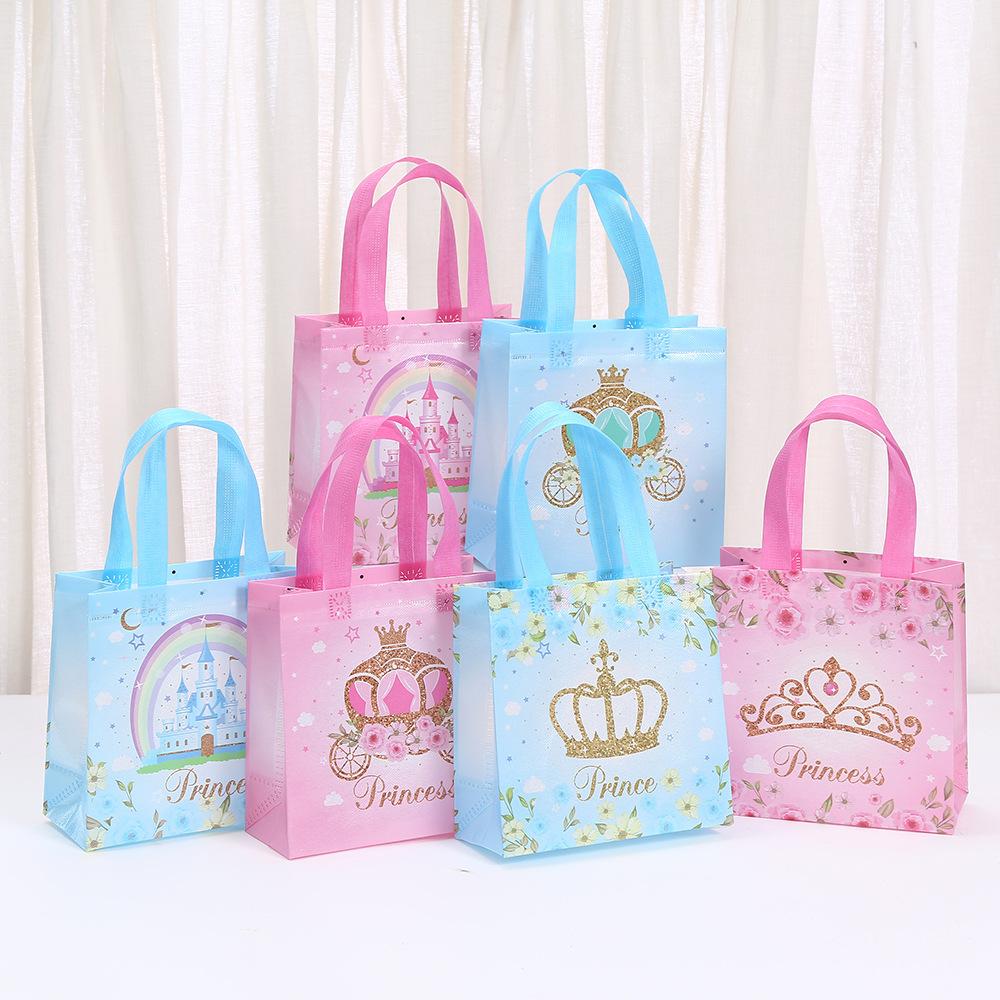 StoBag Princess Theme Gift Wrapping Bags for Sweets Personalized Packaging Luxury Designer Bags Birthday Party Treat Bags